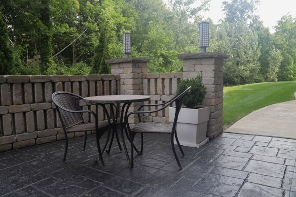 Stamped Concrete Patio Installation in Seattle
