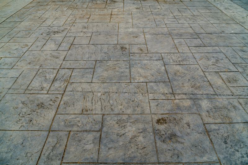 Stamped Concrete Driveway Service detail